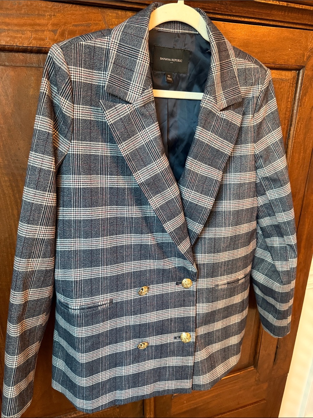 Banana Republic Plaid Blazer - Picture 6 of 7